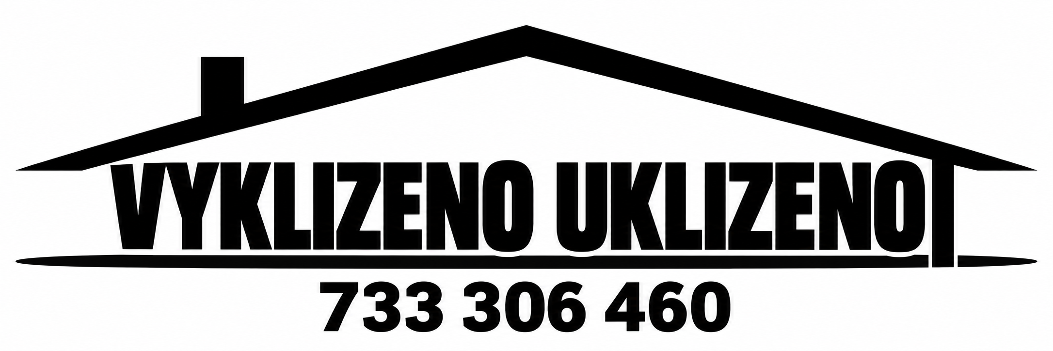 Logo Vyklizeno Uklizeno, telefon 733 306 460